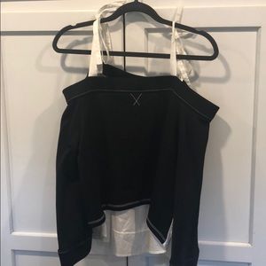 Cinq a sept layered swing top